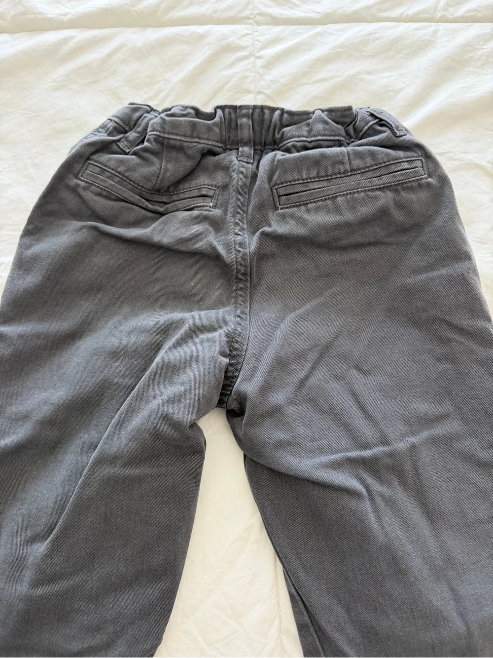 GAPKids Casual Elastic-Waist Pants in Dark Charcoal
